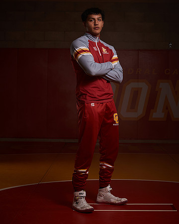 2023 Catherdal Catholic Boys Seniors Varsity Wrestling Team