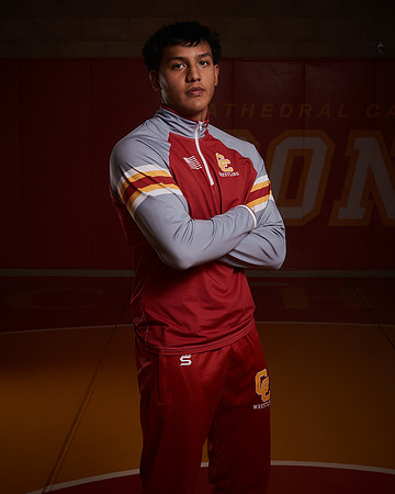 2023 Catherdal Catholic Boys Seniors Varsity Wrestling Team