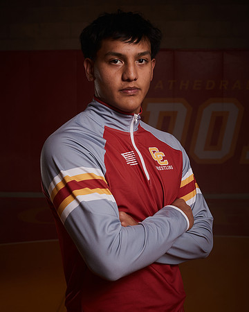 2023 Catherdal Catholic Boys Seniors Varsity Wrestling Team