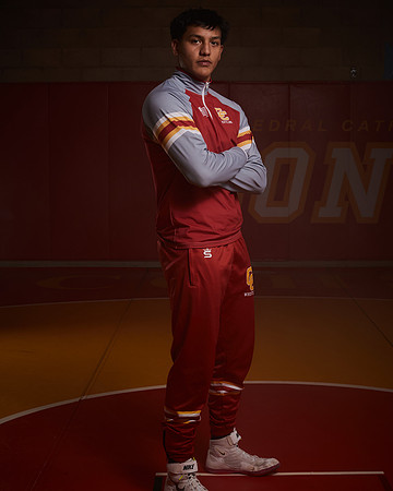 2023 Catherdal Catholic Boys Seniors Varsity Wrestling Team