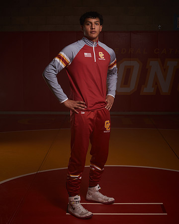 2023 Catherdal Catholic Boys Seniors Varsity Wrestling Team