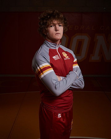 2023 Catherdal Catholic Boys Seniors Varsity Wrestling Team