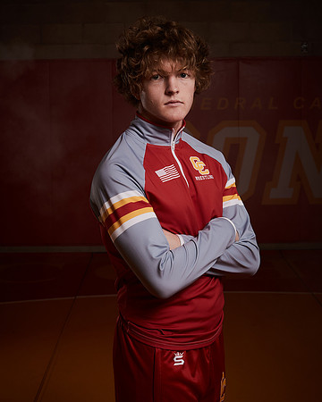 2023 Catherdal Catholic Boys Seniors Varsity Wrestling Team