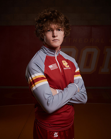 2023 Catherdal Catholic Boys Seniors Varsity Wrestling Team