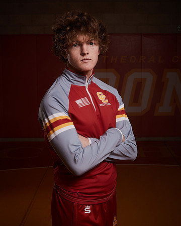 2023 Catherdal Catholic Boys Seniors Varsity Wrestling Team
