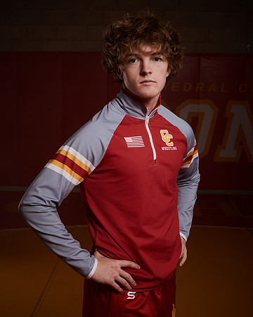 2023 Catherdal Catholic Boys Seniors Varsity Wrestling Team