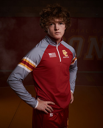 2023 Catherdal Catholic Boys Seniors Varsity Wrestling Team