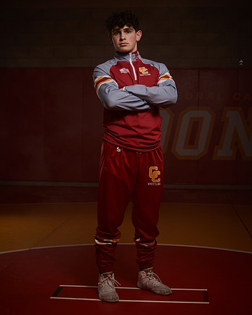 2023 Catherdal Catholic Boys Seniors Varsity Wrestling Team
