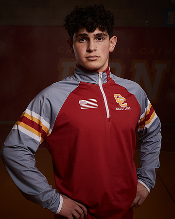 2023 Catherdal Catholic Boys Seniors Varsity Wrestling Team