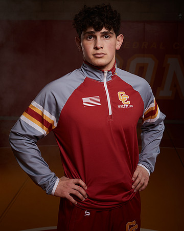 2023 Catherdal Catholic Boys Seniors Varsity Wrestling Team