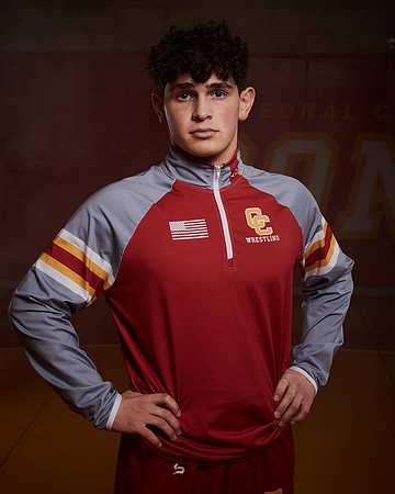 2023 Catherdal Catholic Boys Seniors Varsity Wrestling Team