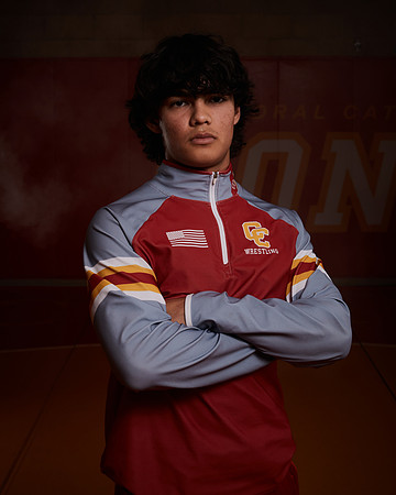 2023 Catherdal Catholic Boys Seniors Varsity Wrestling Team