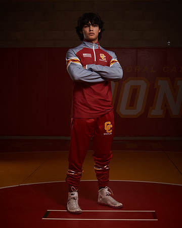 2023 Catherdal Catholic Boys Seniors Varsity Wrestling Team