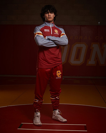 2023 Catherdal Catholic Boys Seniors Varsity Wrestling Team