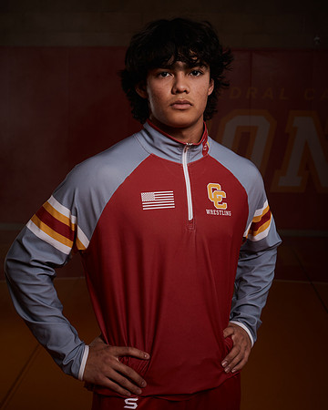 2023 Catherdal Catholic Boys Seniors Varsity Wrestling Team