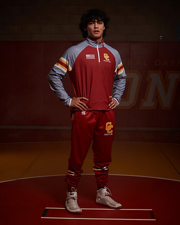 2023 Catherdal Catholic Boys Seniors Varsity Wrestling Team