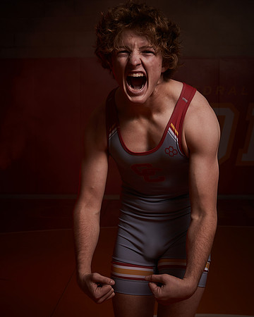 2023 Catherdal Catholic Boys Seniors Varsity Wrestling Team