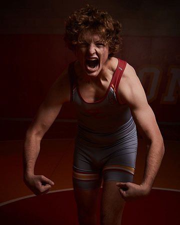 2023 Catherdal Catholic Boys Seniors Varsity Wrestling Team