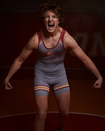 2023 Catherdal Catholic Boys Seniors Varsity Wrestling Team
