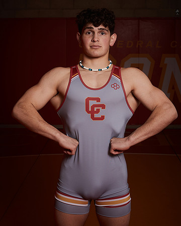 2023 Catherdal Catholic Boys Seniors Varsity Wrestling Team