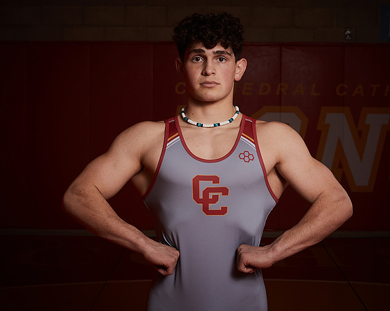 2023 Catherdal Catholic Boys Seniors Varsity Wrestling Team