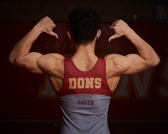 2023 Catherdal Catholic Boys Seniors Varsity Wrestling Team