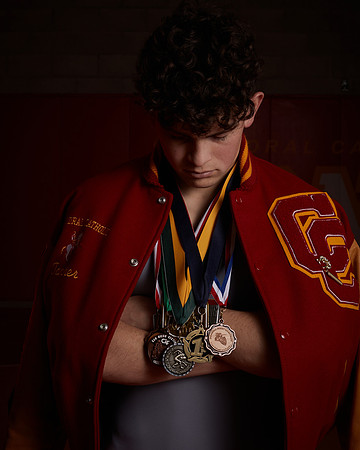 2023 Catherdal Catholic Boys Seniors Varsity Wrestling Team
