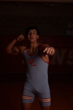 2023 Catherdal Catholic Boys Seniors Varsity Wrestling Team