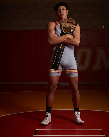 2023 Catherdal Catholic Boys Seniors Varsity Wrestling Team