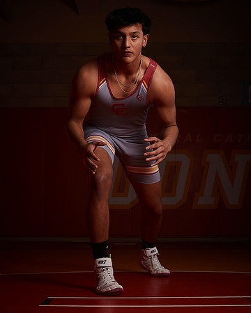 2023 Catherdal Catholic Boys Seniors Varsity Wrestling Team