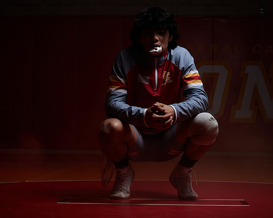 2023 Catherdal Catholic Boys Seniors Varsity Wrestling Team