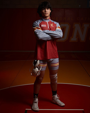 2023 Catherdal Catholic Boys Seniors Varsity Wrestling Team