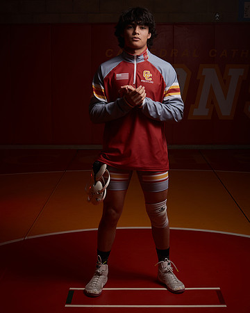2023 Catherdal Catholic Boys Seniors Varsity Wrestling Team