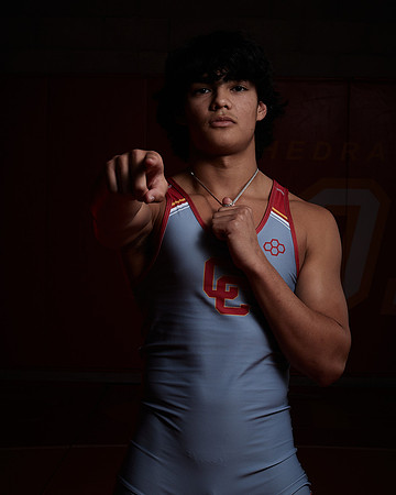 2023 Catherdal Catholic Boys Seniors Varsity Wrestling Team