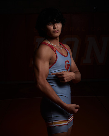 2023 Catherdal Catholic Boys Seniors Varsity Wrestling Team
