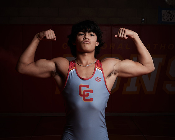 2023 Catherdal Catholic Boys Seniors Varsity Wrestling Team