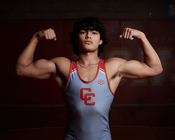 2023 Catherdal Catholic Boys Seniors Varsity Wrestling Team