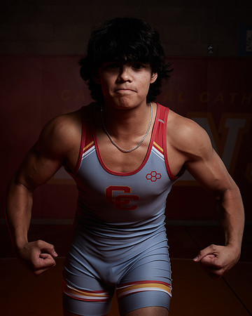 2023 Catherdal Catholic Boys Seniors Varsity Wrestling Team