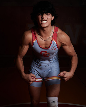 2023 Catherdal Catholic Boys Seniors Varsity Wrestling Team