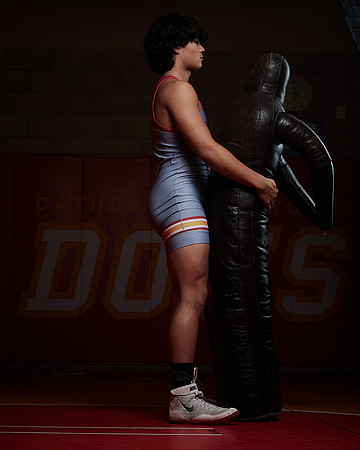 2023 Catherdal Catholic Boys Seniors Varsity Wrestling Team