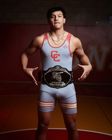 2023 Catherdal Catholic Boys Seniors Varsity Wrestling Team