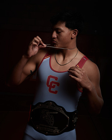 2023 Catherdal Catholic Boys Seniors Varsity Wrestling Team