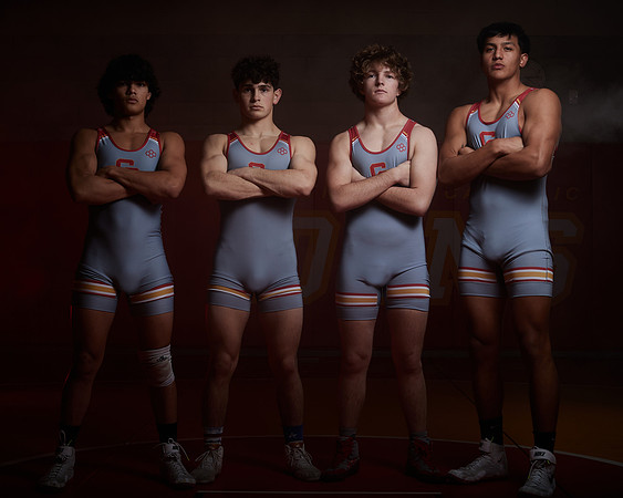 2023 Catherdal Catholic Boys Seniors Varsity Wrestling Team
