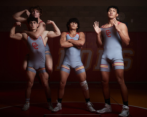 2023 Catherdal Catholic Boys Seniors Varsity Wrestling Team