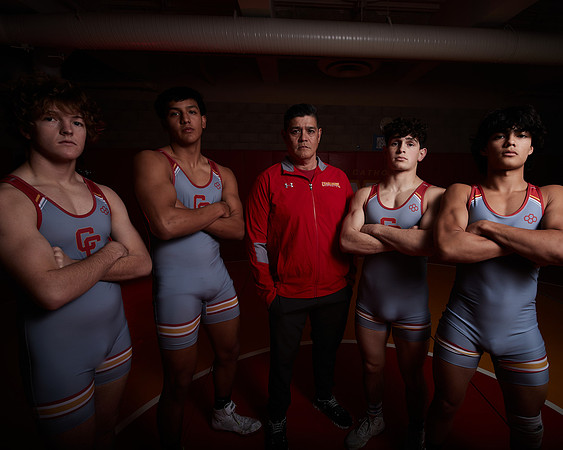 2023 Catherdal Catholic Boys Seniors Varsity Wrestling Team