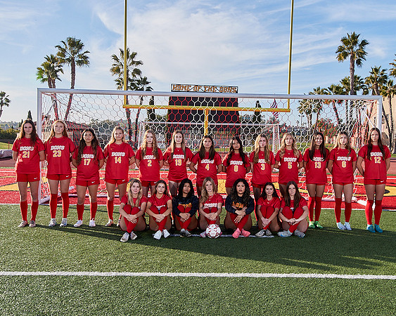 Cathedral Catholic Girls Varisty Soccer Team Media Day