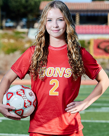 Cathedral Catholic Girls Varisty Soccer Team Media Day