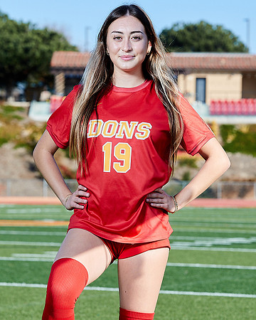 Cathedral Catholic Girls Varisty Soccer Team Media Day