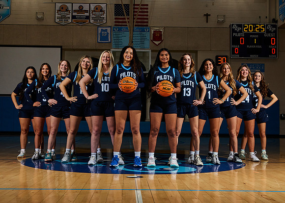 Academy of Our Lady of Peace Varsity Basketball Team Media Day