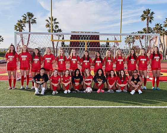 Cathedral Catholic Girls Varisty Soccer Team Media Day
